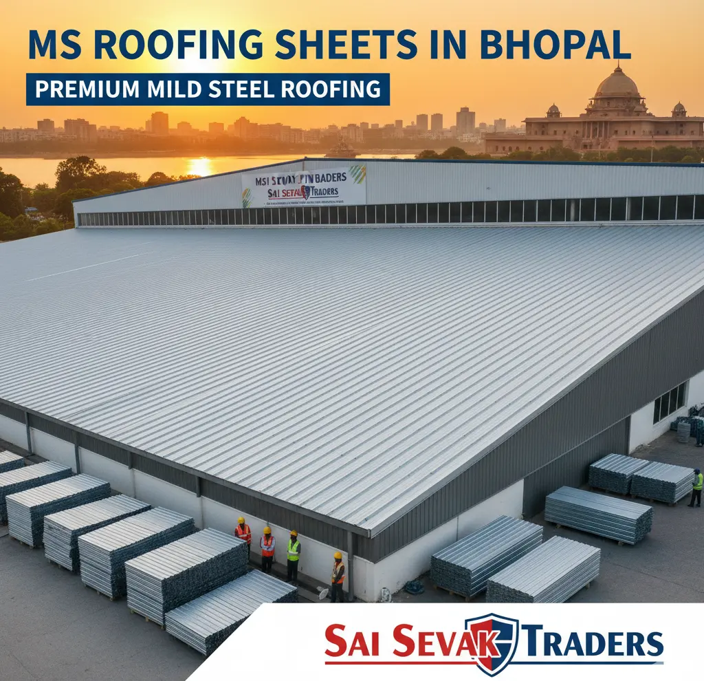 MS Roofing Sheets in Bhopal — Premium Mild Steel Roofing by Sai Sevak Traders